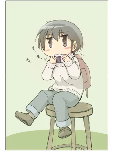 さみだれちゃんの「もっ、もっ」。