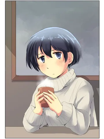 さみだれちゃんとセーター。