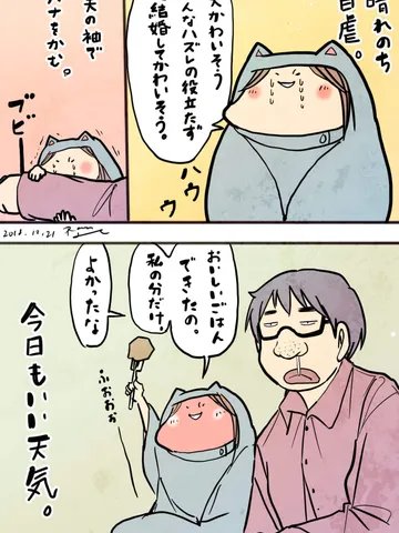「今日のお天気。」