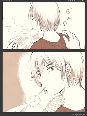 「うなじ。」