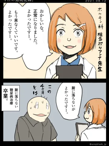 「今日の通院記録。」