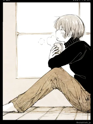 「早朝。」
