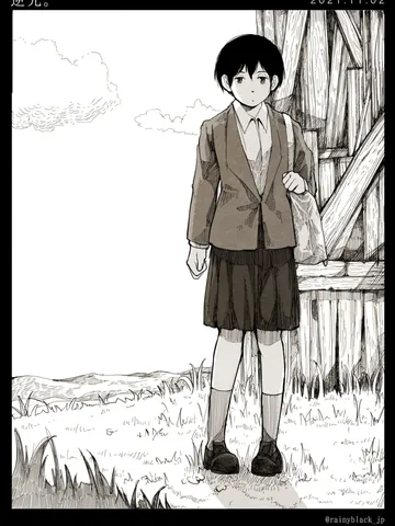 「逆光。」