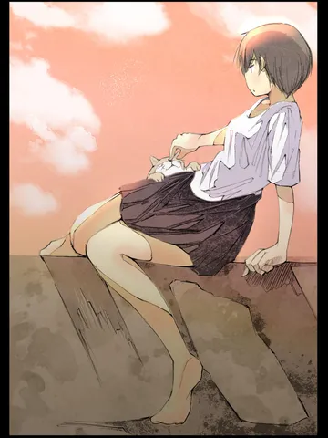 「海べ。」