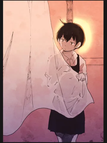 「カーテン。」