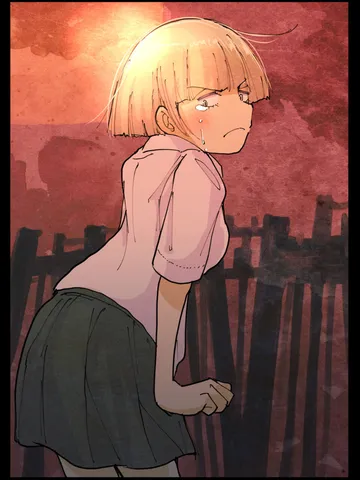 「焼ける空。」
