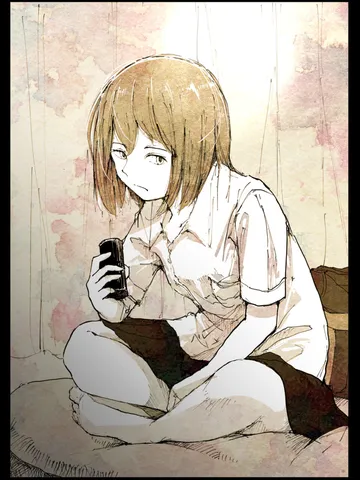 「猫背。」