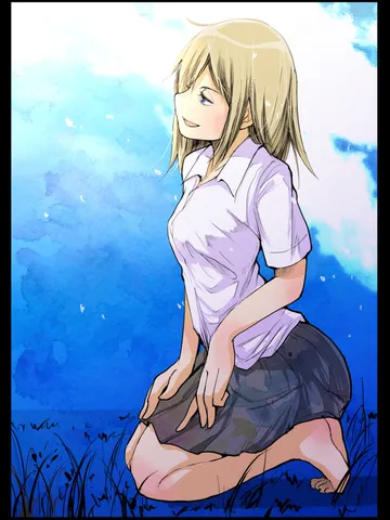「青い日②。」
