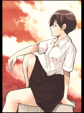 「赤い日。」