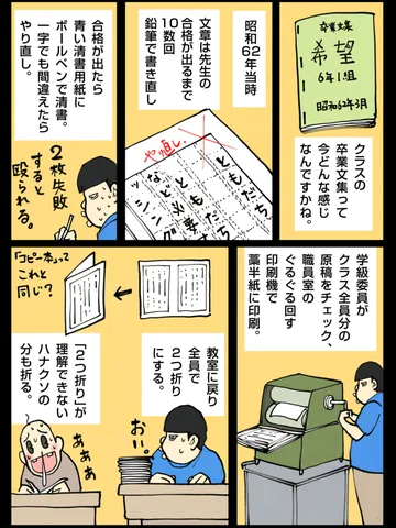 「卒業文集。」