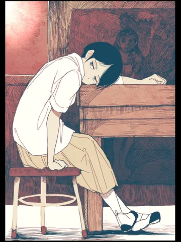「暗い絵の教室。」