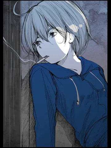 「雨が甘く降っている。」