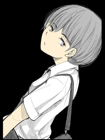 「ふとこちらを見る。」