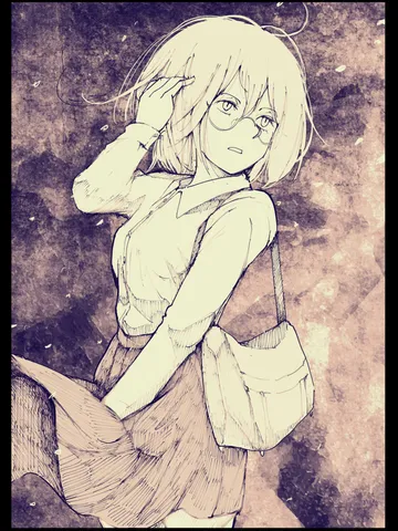 「雪、または花。」