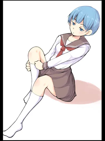 「靴下を履く。」