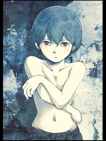 「青い絵。」