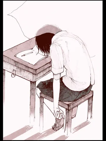 「憂鬱。」
