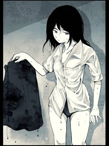 ずぶ濡れ。