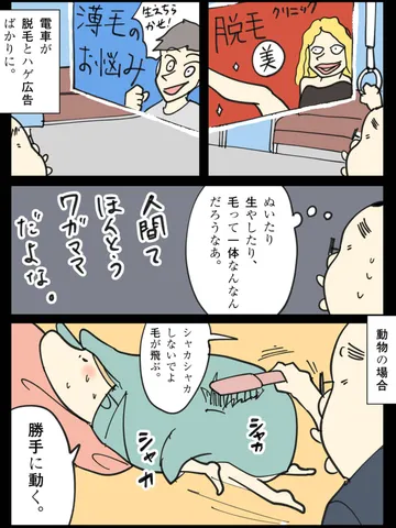 「毛。」