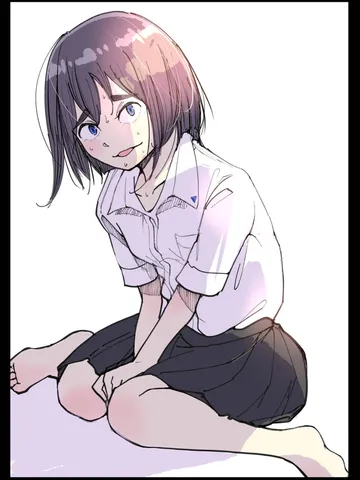 「すわる。」