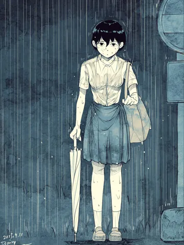「バス停。」
