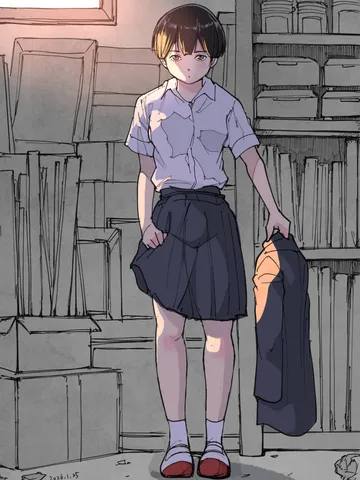 「美術部の物置。」