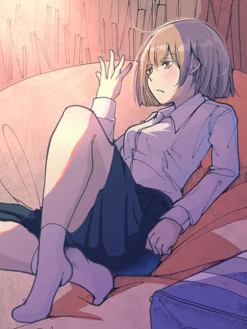「手を見る。」