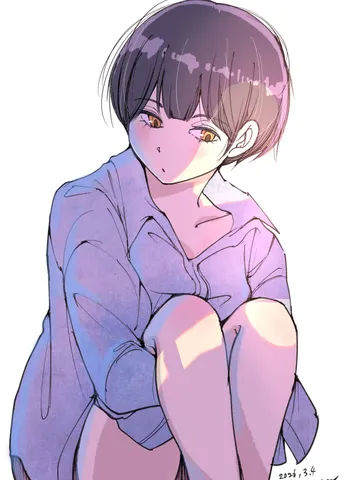 「大きなシャツ。」
