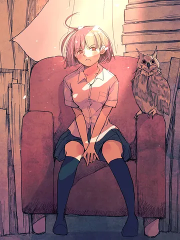 フクロウのいる部屋
