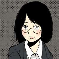 眼鏡の女性イラスト