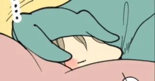 寝ている人が布団にくるまる。