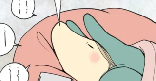 キャラクターが帽子を被る。