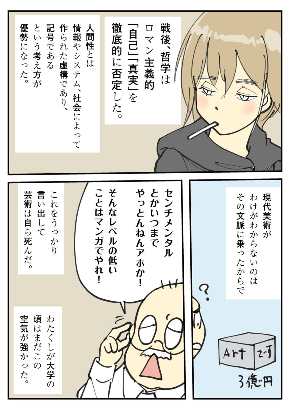 戦後哲学と現代美術の議論