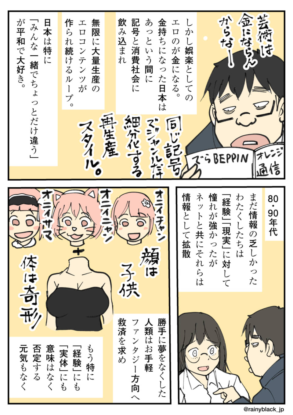 日本におけるエロコンテンツの変化