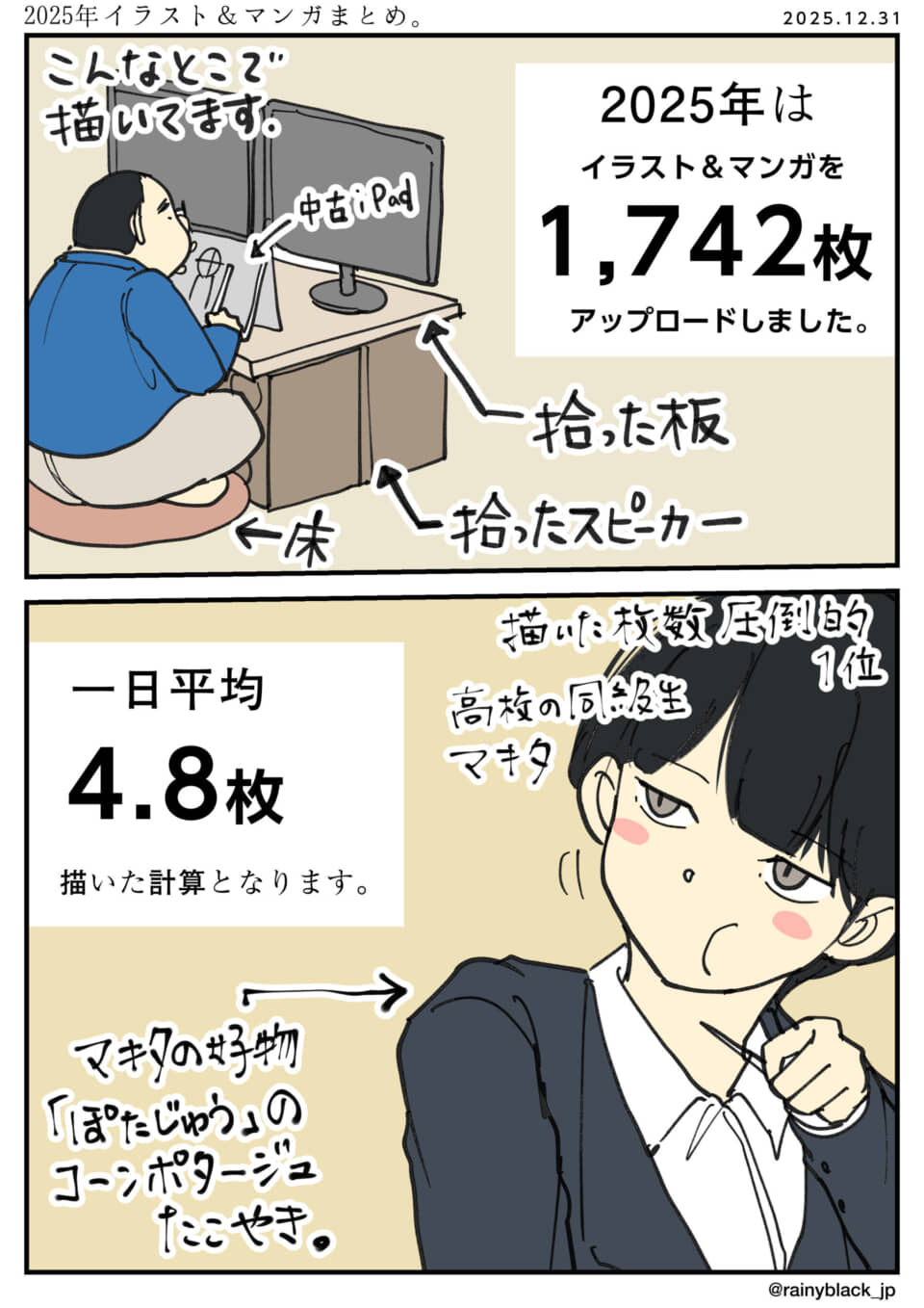 2025年のイラスト総まとめ。