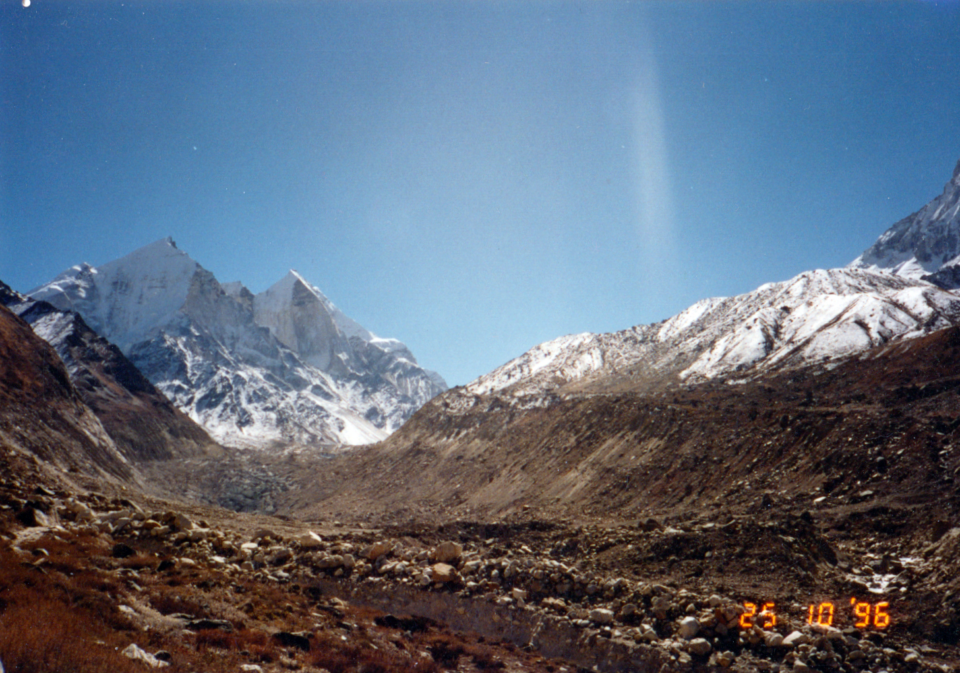雪山の風景、1996年撮影
