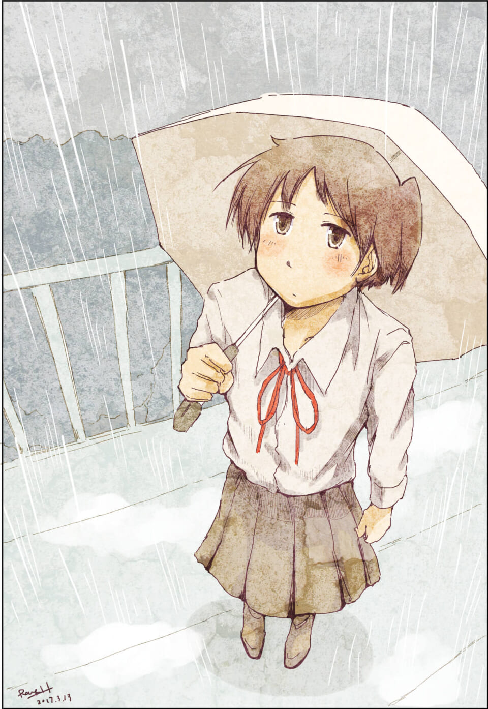 「見るでもなく見ないでもなく。」